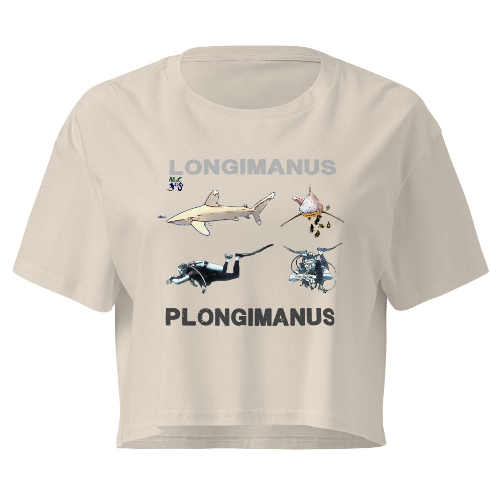 Crop top MacJos plongée Requin LONGIMANUS  PLONGIMANUS