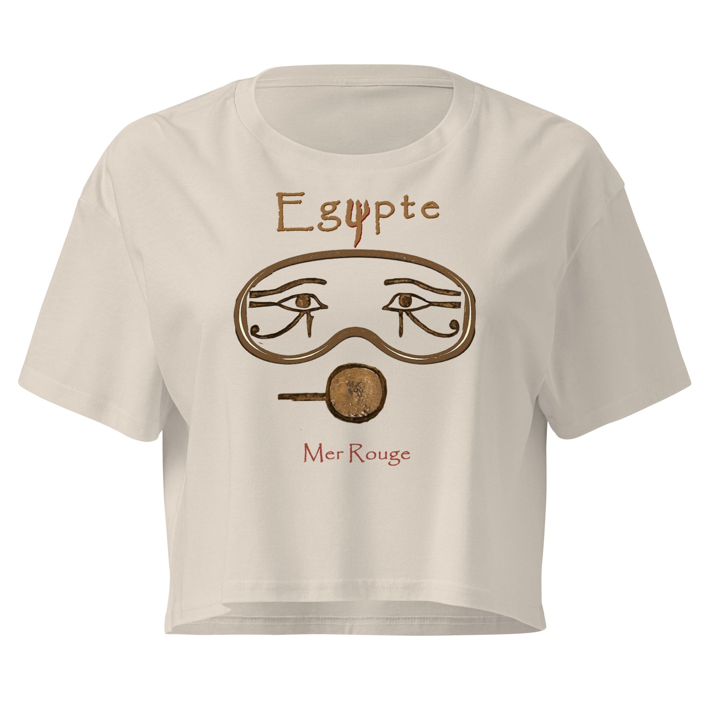 Crop Top MacJos plongée egypte antique – Masque egyptien Mer Rouge