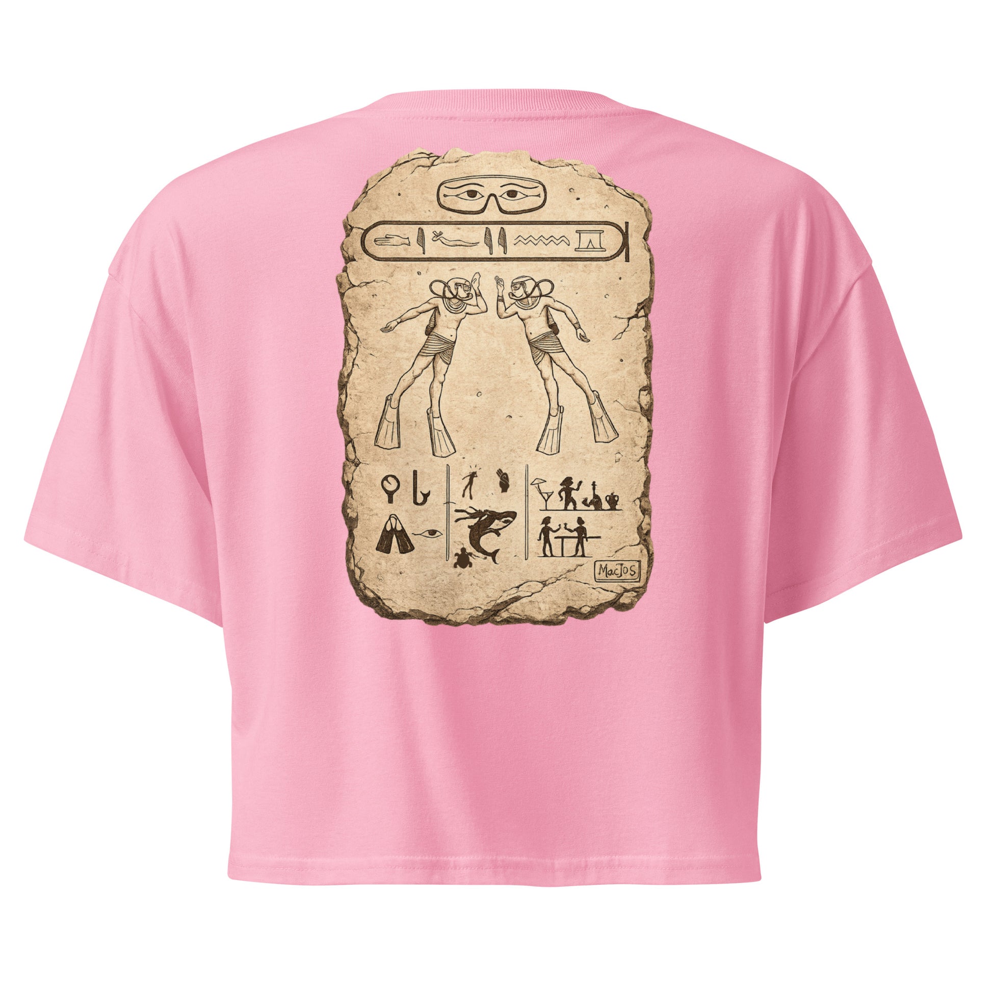 Crop top MacJos plongee en egypte Antique