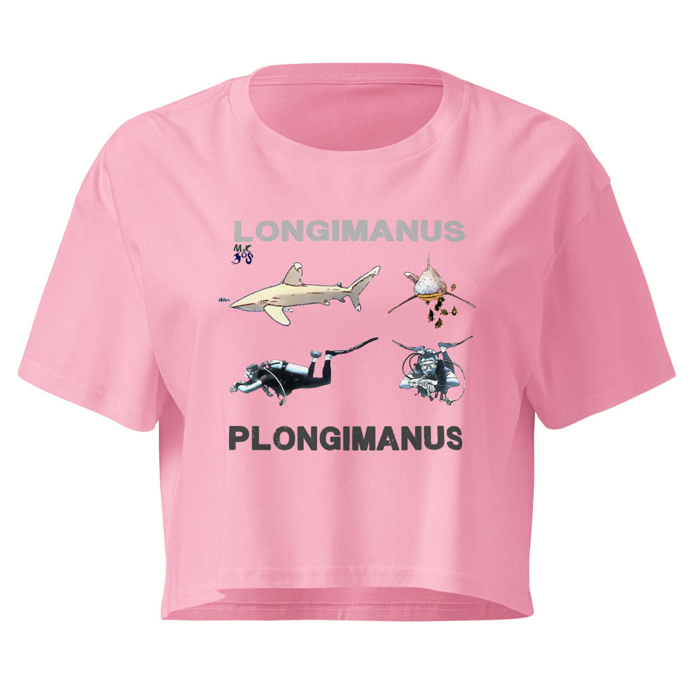 Crop top MacJos plongée Requin LONGIMANUS  PLONGIMANUS