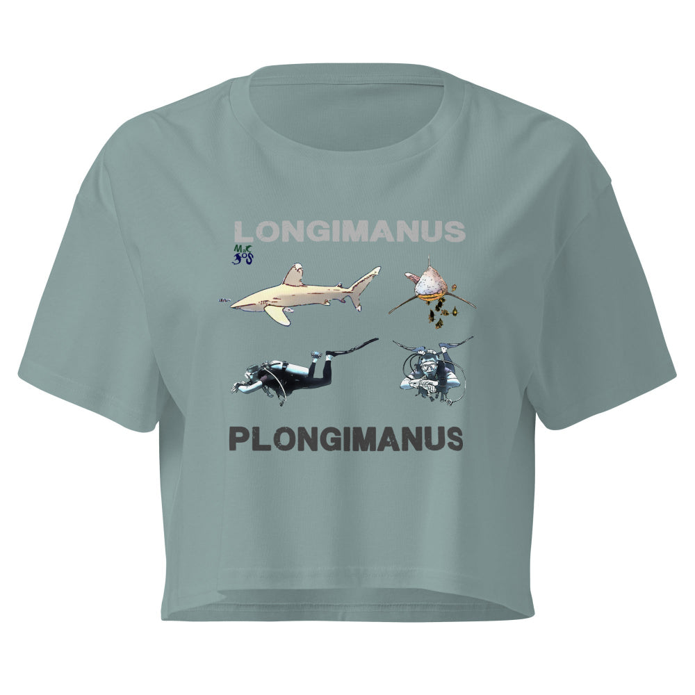 Crop top MacJos plongée Requin LONGIMANUS  PLONGIMANUS