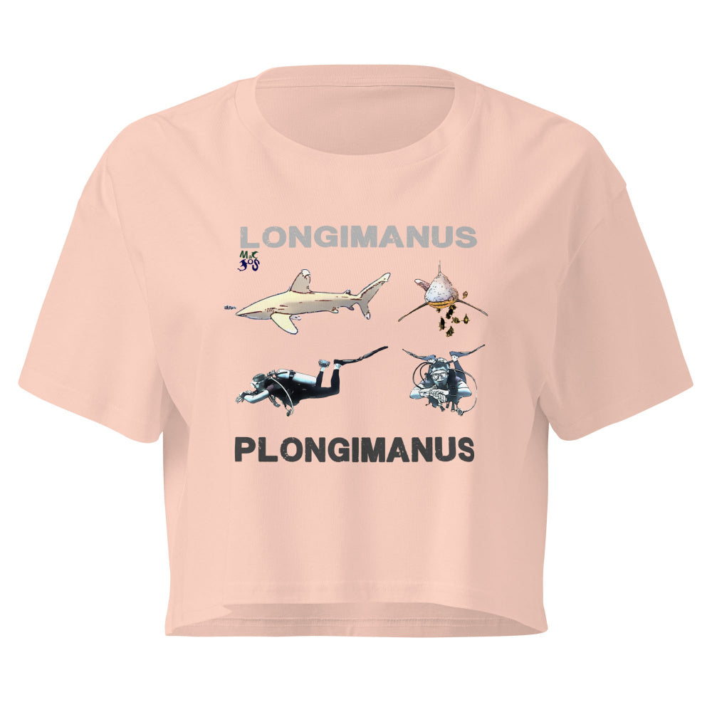 Crop top MacJos plongée Requin LONGIMANUS  PLONGIMANUS