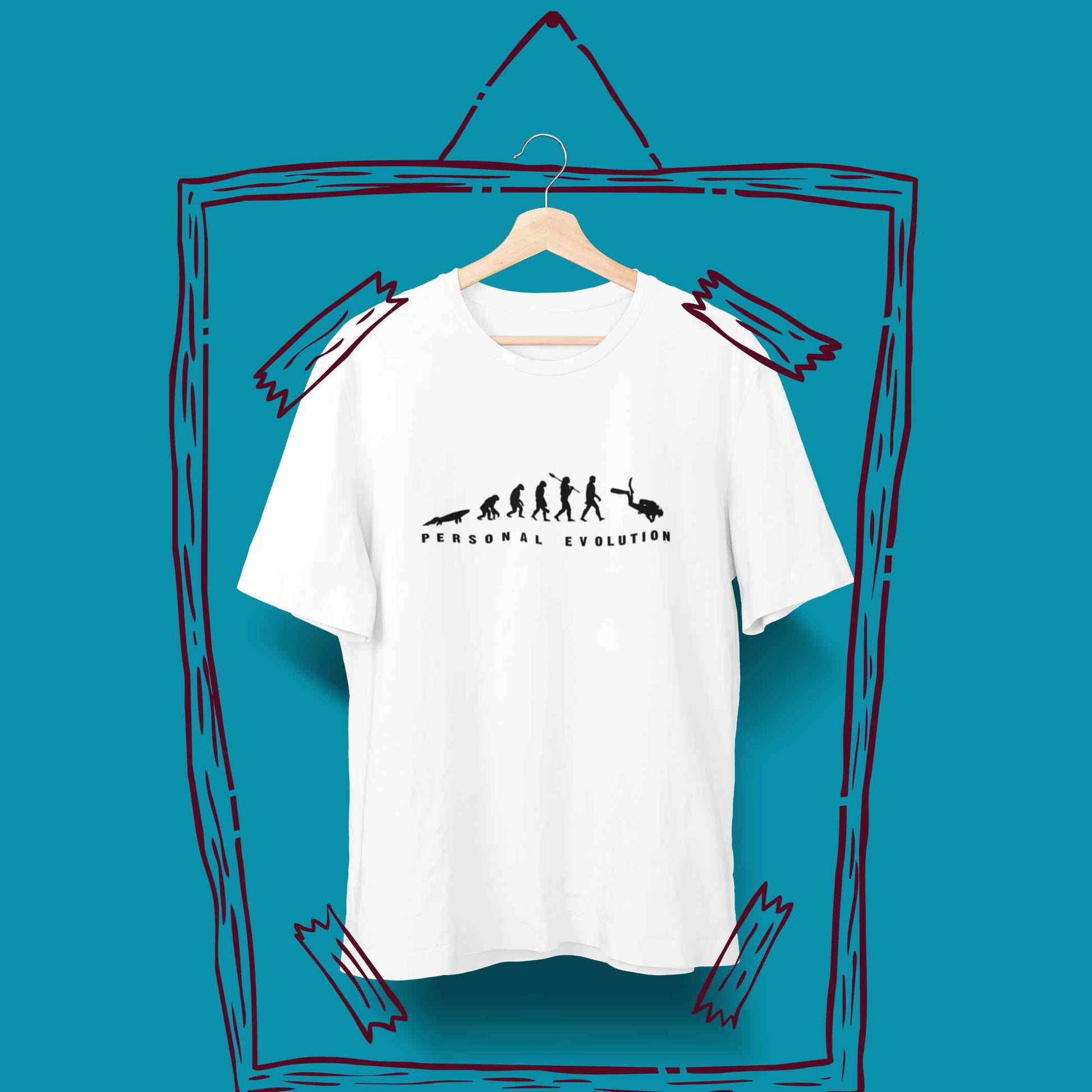 tee-shirt plongée MacJos évolution du plongeur
