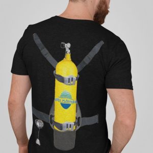 design plongée sous marine pour t-shirt