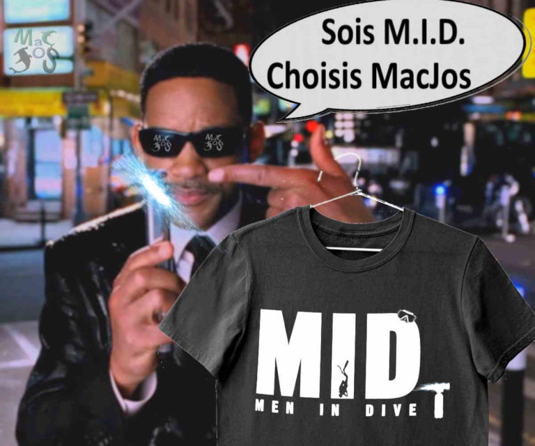 t-shirt Men In Dive MacJos